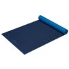 Gaiam 5mm Yoga Mat Longer/Wider Navy & Blue