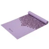 Gaiam 5mm Printed Yoga Mat Lilac Sundial -Yoga Spirit Shop 6608068640811 lilacsundial 2a