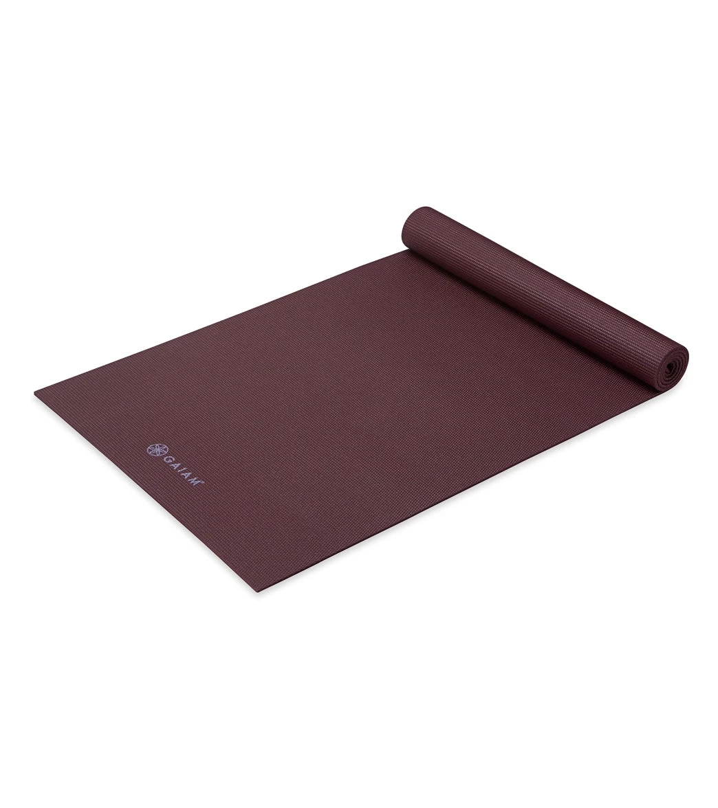 Gaiam 5mm Yoga Mat Wild Aubergine 3 Gaiam 5mm Yoga Mat Wild Aubergine