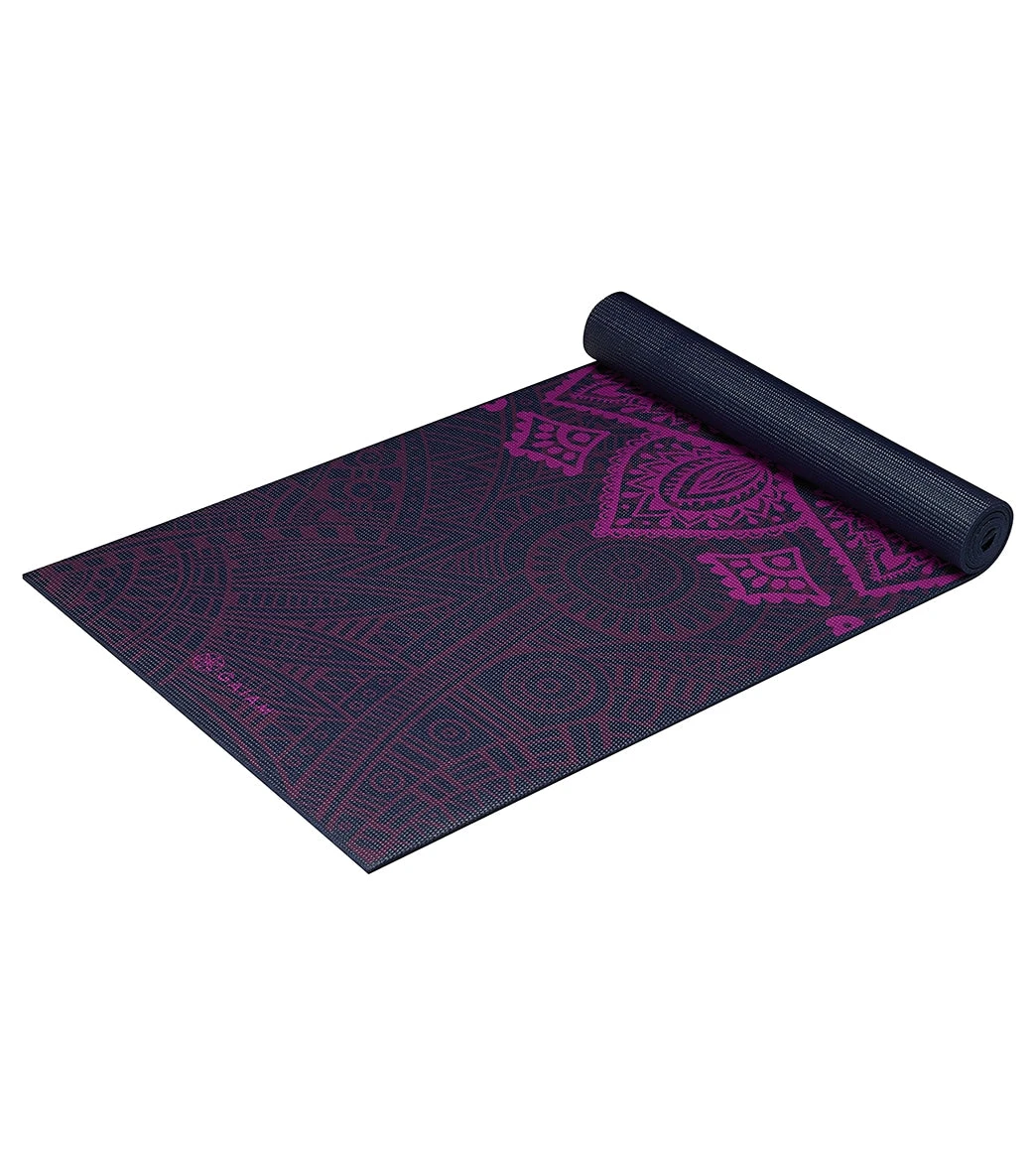 Gaiam 6mm Yoga Mat Plum Sundial Layers 4 Gaiam 6mm Yoga Mat Plum Sundial Layers - Image 2