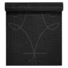 Gaiam 6mm Alignment Yoga Mat Black