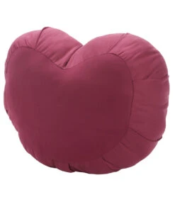 Gaiam Cresent Moon Shape Meditation Pillow Burgundy -Yoga Spirit Shop 6650509688875 burgundy 1