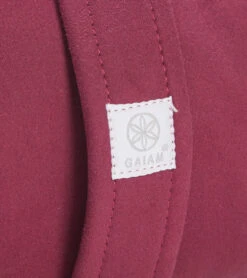 Gaiam Cresent Moon Shape Meditation Pillow Burgundy -Yoga Spirit Shop 6650509688875 burgundy 4a 1