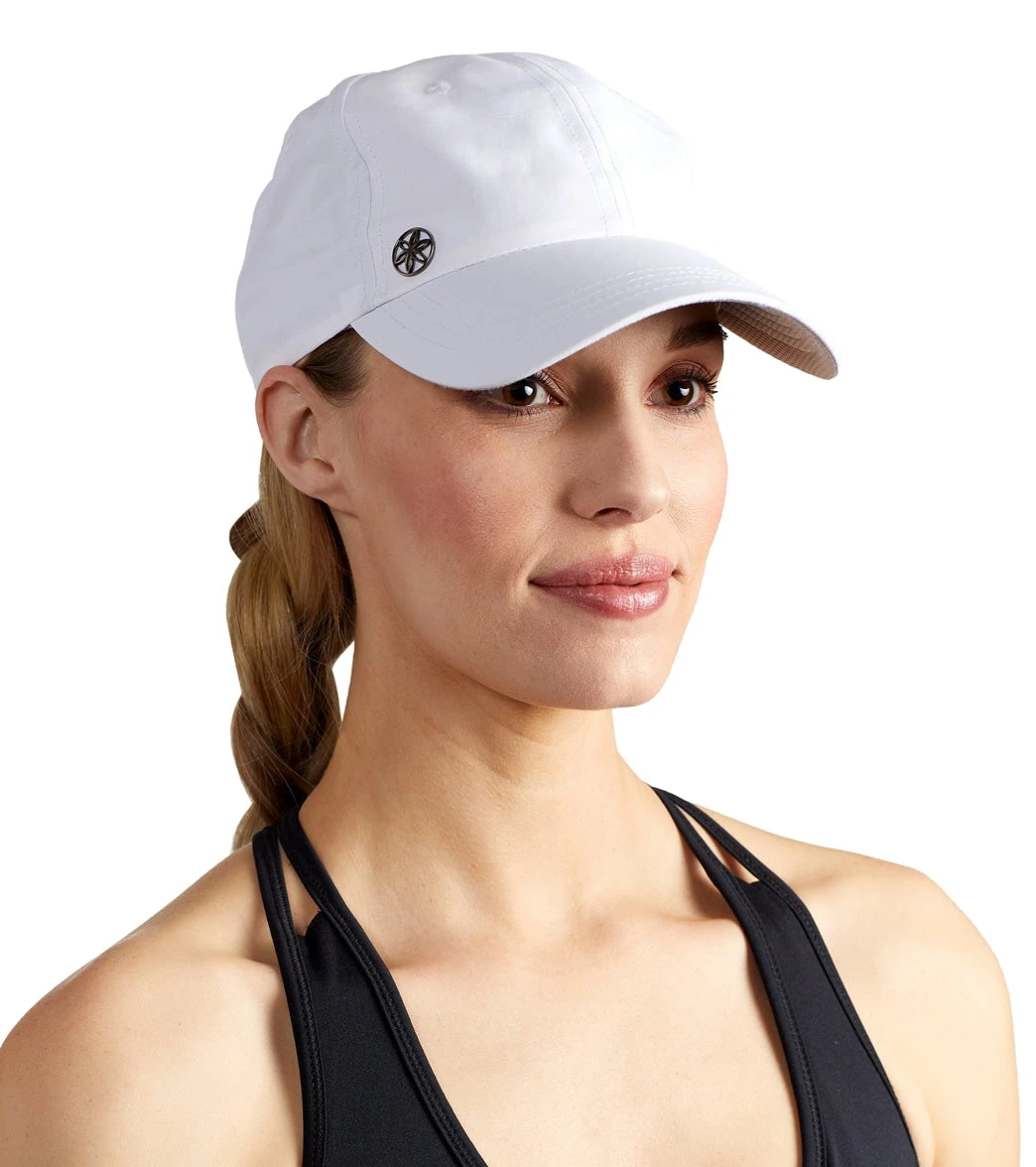 Gaiam Classic Fitness Hat White 6 Gaiam Classic Fitness Hat White - Image 4