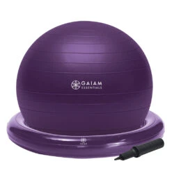 Gaiam Balance Ball & Base Kit -Yoga Spirit Shop 7023401959467 purple 1