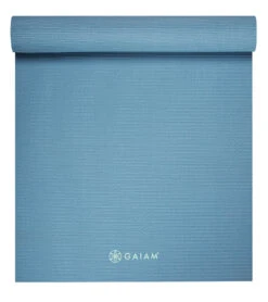 Gaiam 5mm Yoga Mat Blue Shadow