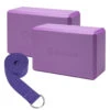 Gaiam 2 Block/Strap Combo Deep Purple 1 Gaiam 2 Block/Strap Combo Deep Purple -Yoga Spirit Shop 7023403401259 deeppurple 1