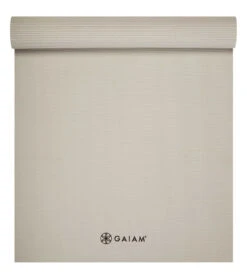 Gaiam Yoga Mat 68" 5mm Sandstone -Yoga Spirit Shop 7093246787627 sandstone 4a