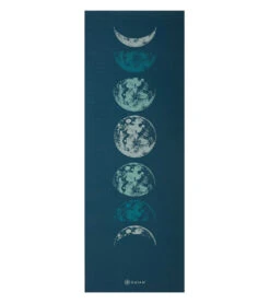 Gaiam 6mm Premium Reversible Yoga Mat Lunar Wave -Yoga Spirit Shop 7093247115307 lunarwave