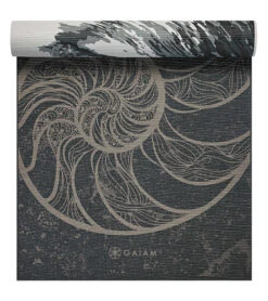 Gaiam 6mm Premium Reversible Yoga Mat Spiral Motion -Yoga Spirit Shop 7093247180843 spiralmotion 6a