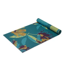 Gaiam 6mm Premium Reversible Yoga Mat Floral Mantra