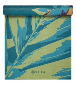 Gaiam 6mm Premium Reversible Yoga Mat Floral Mantra -Yoga Spirit Shop 7093247213611 floralmantra 7a