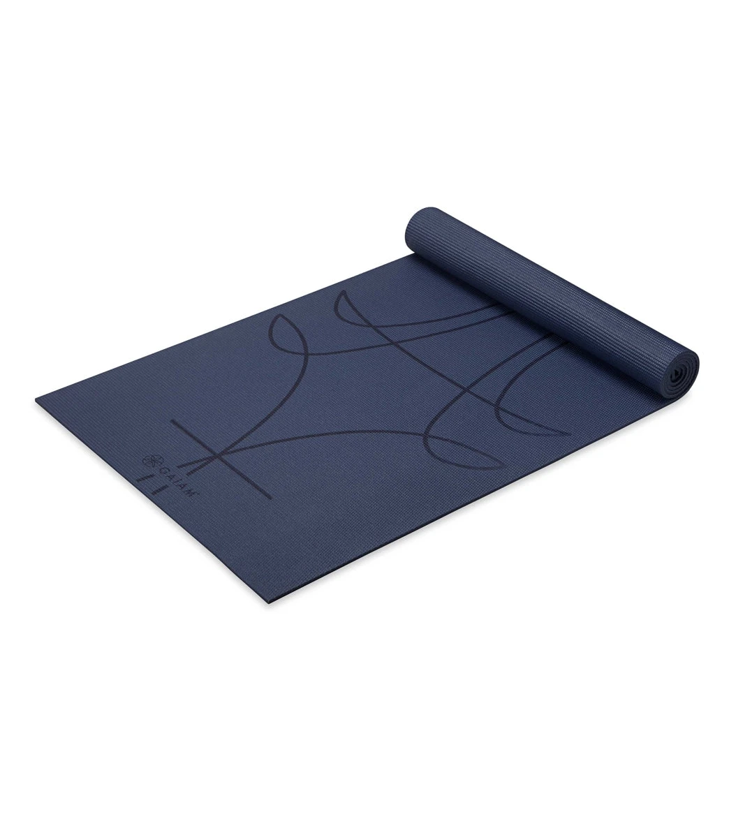 Gaiam Alignment Yoga Mat, 4mm 4 Gaiam Alignment Yoga Mat, 4mm - Image 2