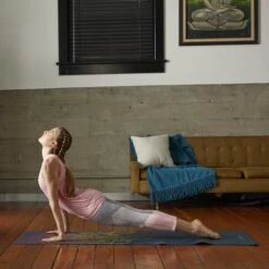 Gaiam Vivid Zest Yoga Mat (4mm) -Yoga Spirit Shop GAW191TX05 LE12 BR091315