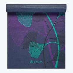 Gaiam Premium Lily Shadows Yoga Mat (6mm)