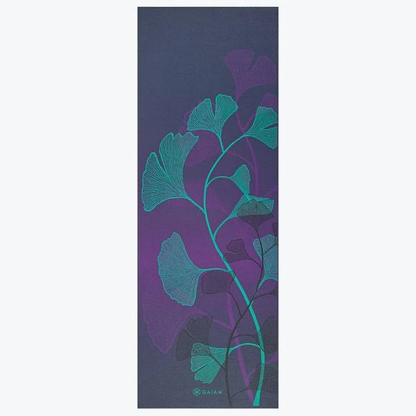 Gaiam Premium Lily Shadows Yoga Mat (6mm) 4 Gaiam Premium Lily Shadows Yoga Mat (6mm) - Image 2